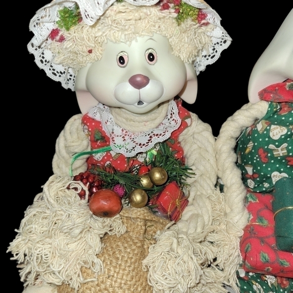 House Of LLoyd Christmas Around the World Bunny Shelf Sitters - Picture 2 of 7